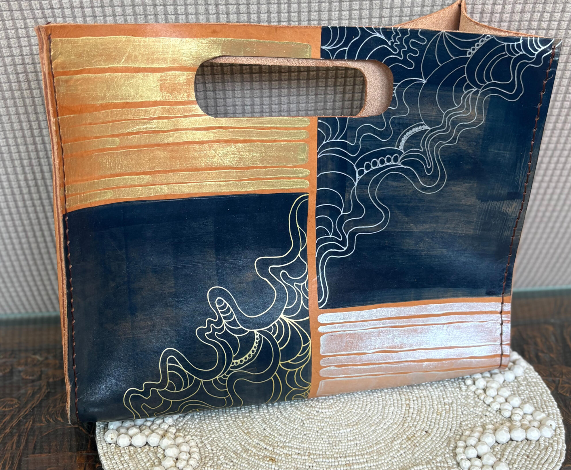 Painted Carry Tote Painted Carry Tote