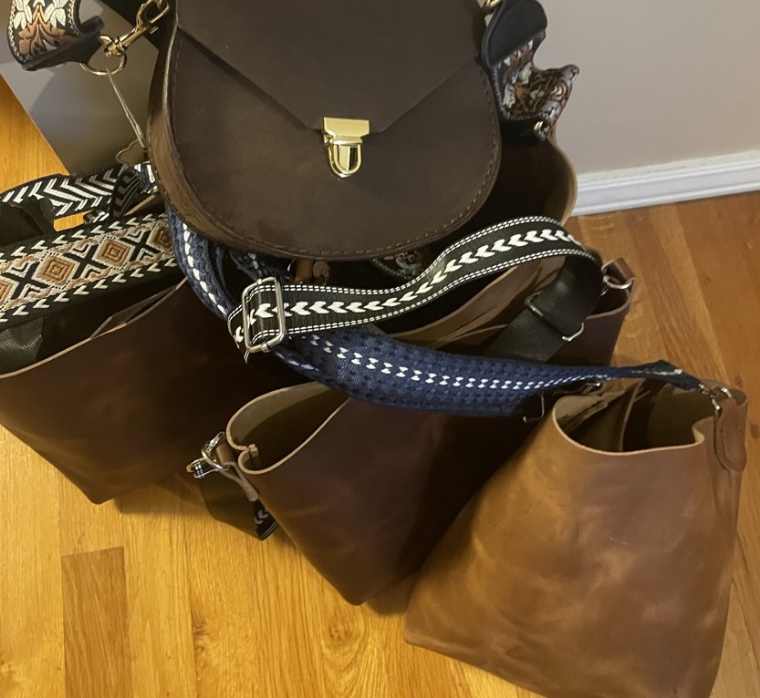 Handmade leather goods collection NYC