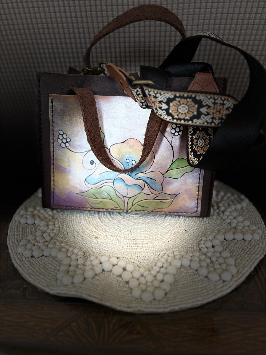 Handmade leather tote spotlight NYC