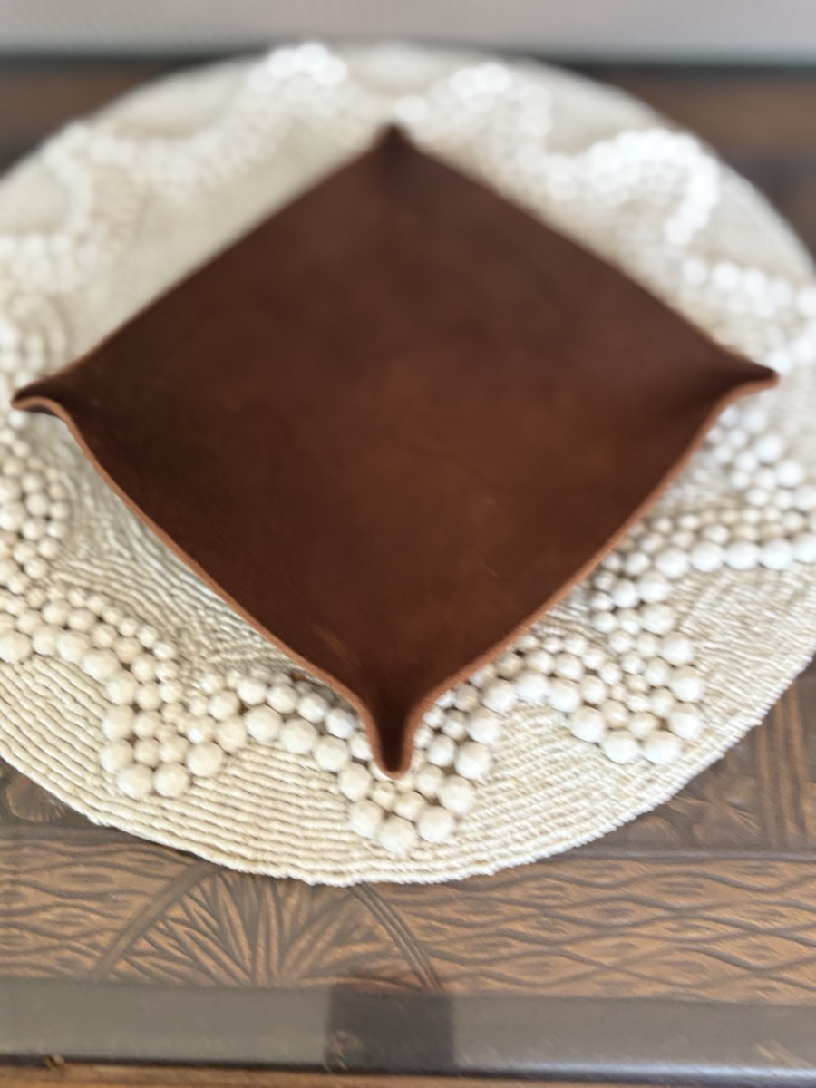 Leather Desk Valet
